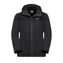 Jack Wolfskin Winterjacke Snowfrost 3in1 (wasser- und winddicht, warme Fleece-Innenjacke) phantomgrau Kinder